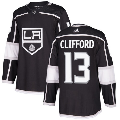 Adidas Men Los Angeles Kings #13 Kyle Clifford Black Home Authentic Stitched NHL Jersey->los angeles kings->NHL Jersey